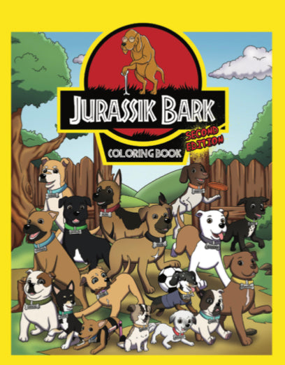 Jurassik Bark Coloring Book 2 nd Edition