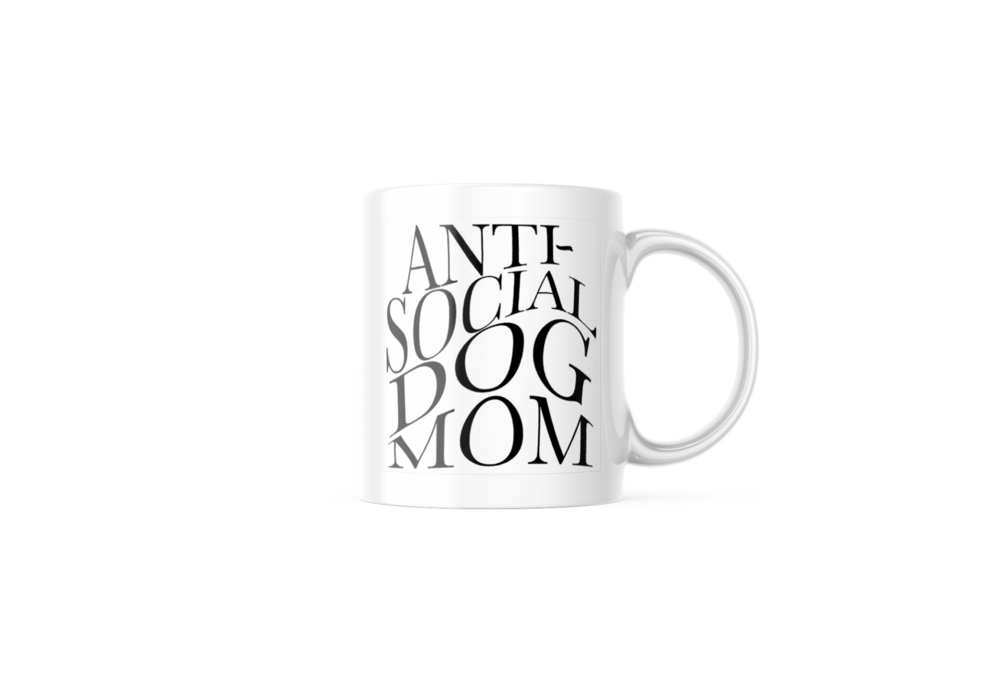 Anti Social Dog Mom Mug